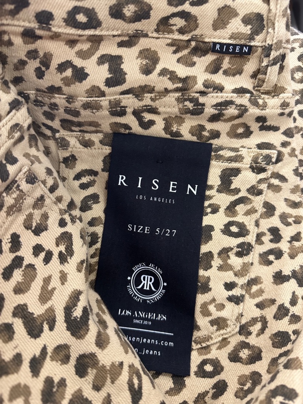 New w tags. Cheetah leopard jeans Risen. Multiple sizes - Picture 3 of 3